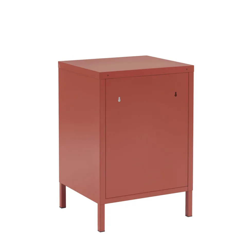 NINO Table de chevet 1 porte en métal PANTONE