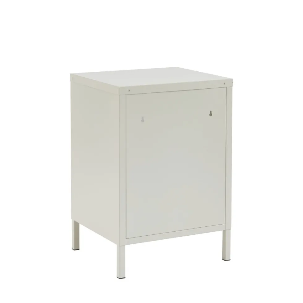 NINO Table de chevet 1 porte en métal PANTONE