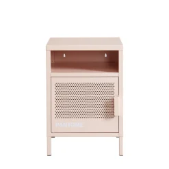 NINO Table de chevet 1 porte en métal PANTONE