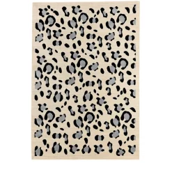 NOMAD Tapis contemporain à motifs léopard