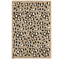 NOMAD Tapis contemporain à motifs léopard
