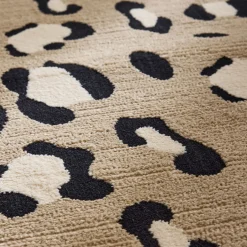 NOMAD Tapis contemporain à motifs léopard