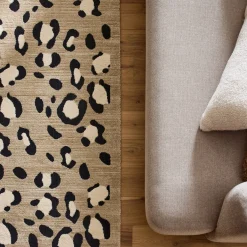 NOMAD Tapis contemporain à motifs léopard
