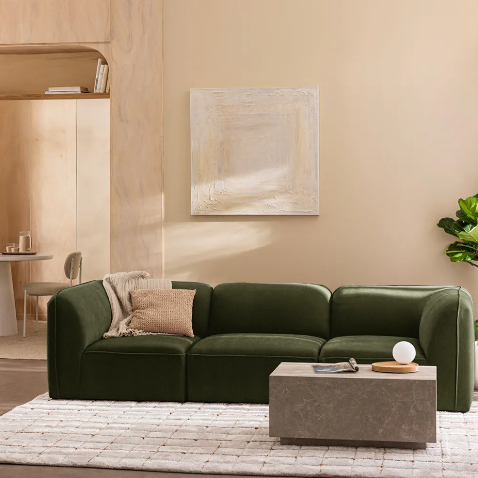 NOOR Angle réversible pour canapé modulable en tissu