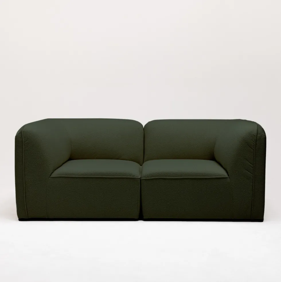 NOOR Angle réversible pour canapé modulable en tissu bouclette