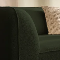NOOR Angle réversible pour canapé modulable en tissu bouclette