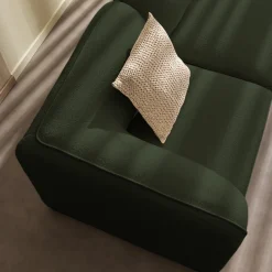 NOOR Angle réversible pour canapé modulable en tissu bouclette