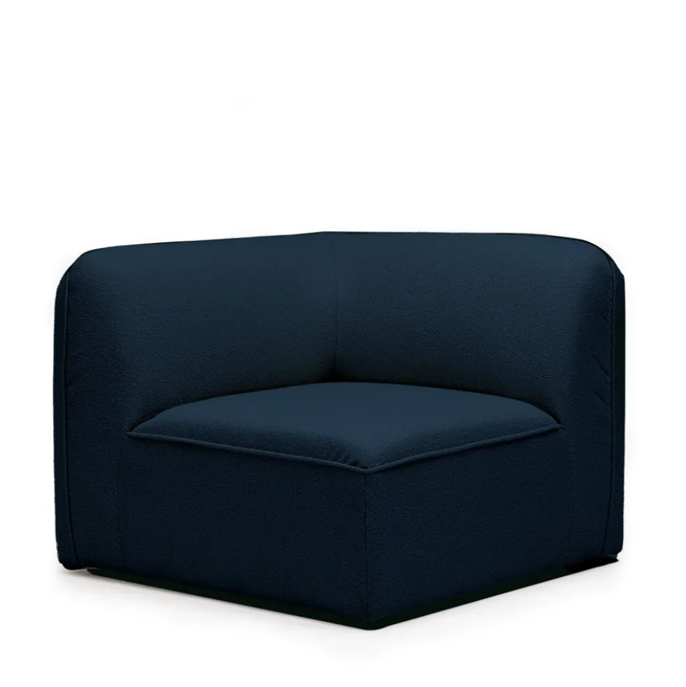 NOOR Angle réversible pour canapé modulable en tissu bouclette