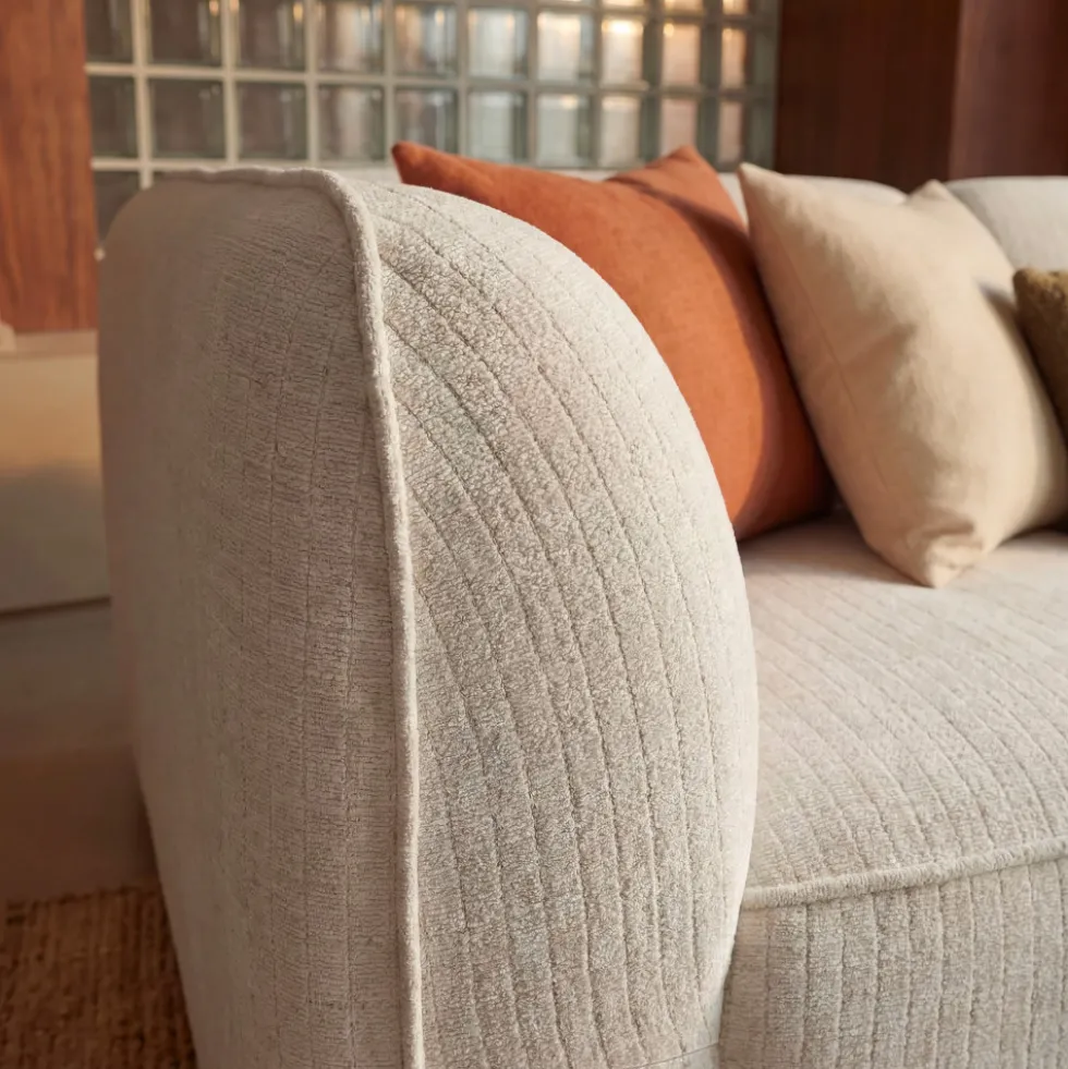 NOOR Angle réversible pour canapé modulable en velours côtelé