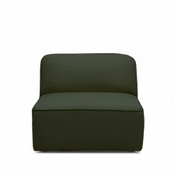 NOOR Chauffeuse pour canapé modulable en tissu bouclette