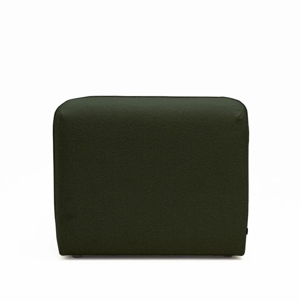 NOOR Chauffeuse pour canapé modulable en tissu bouclette