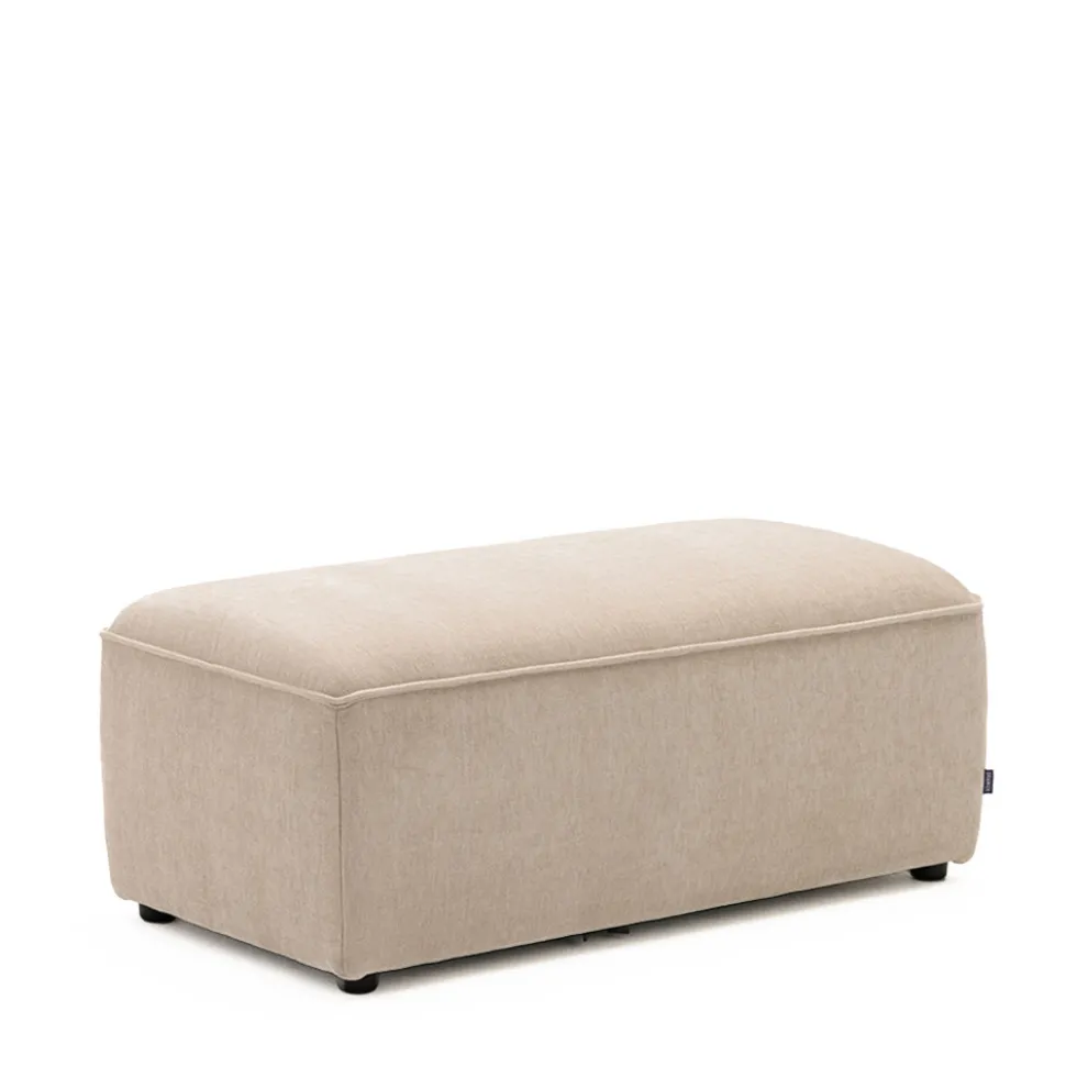NOOR Pouf pour canapé modulable en tissu