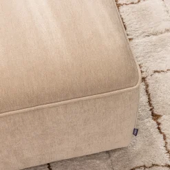 NOOR Pouf pour canapé modulable en tissu