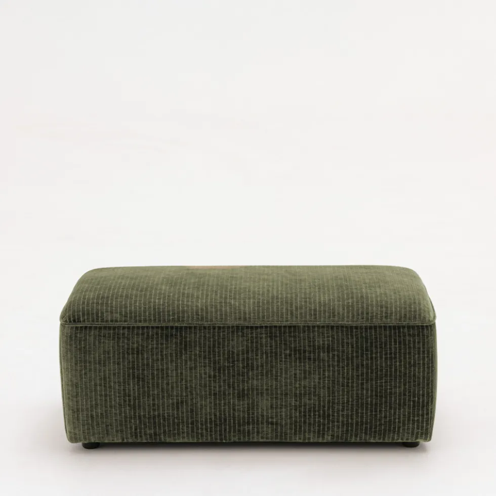 NOOR Pouf pour canapé modulable en velours côtelé