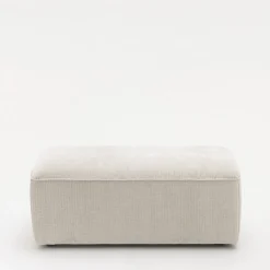 NOOR Pouf pour canapé modulable en velours côtelé