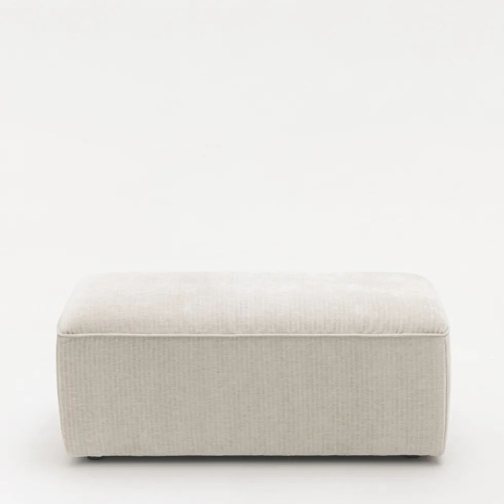 NOOR Pouf pour canapé modulable en velours côtelé