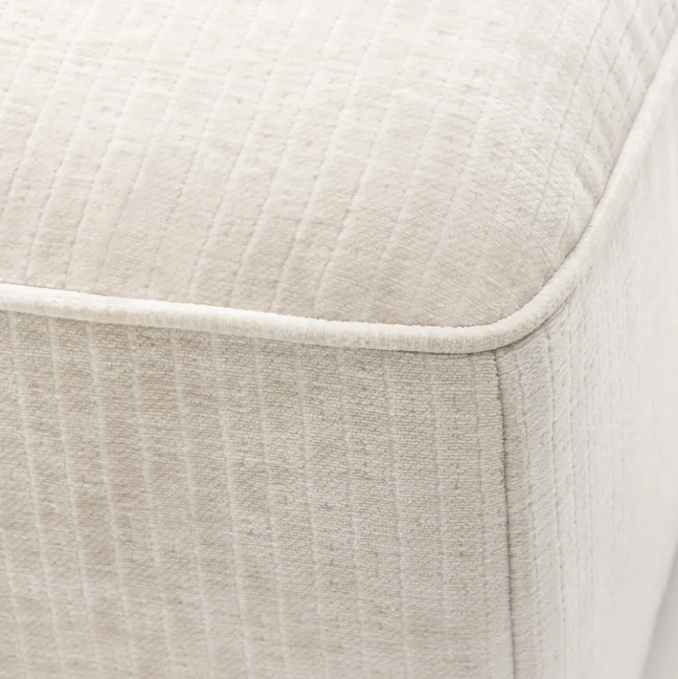 NOOR Pouf pour canapé modulable en velours côtelé