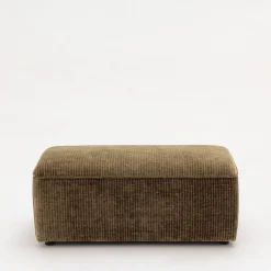 NOOR Pouf pour canapé modulable en velours côtelé