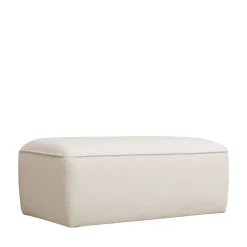 NOOR Pouf pour canapé modulable en tissu bouclette