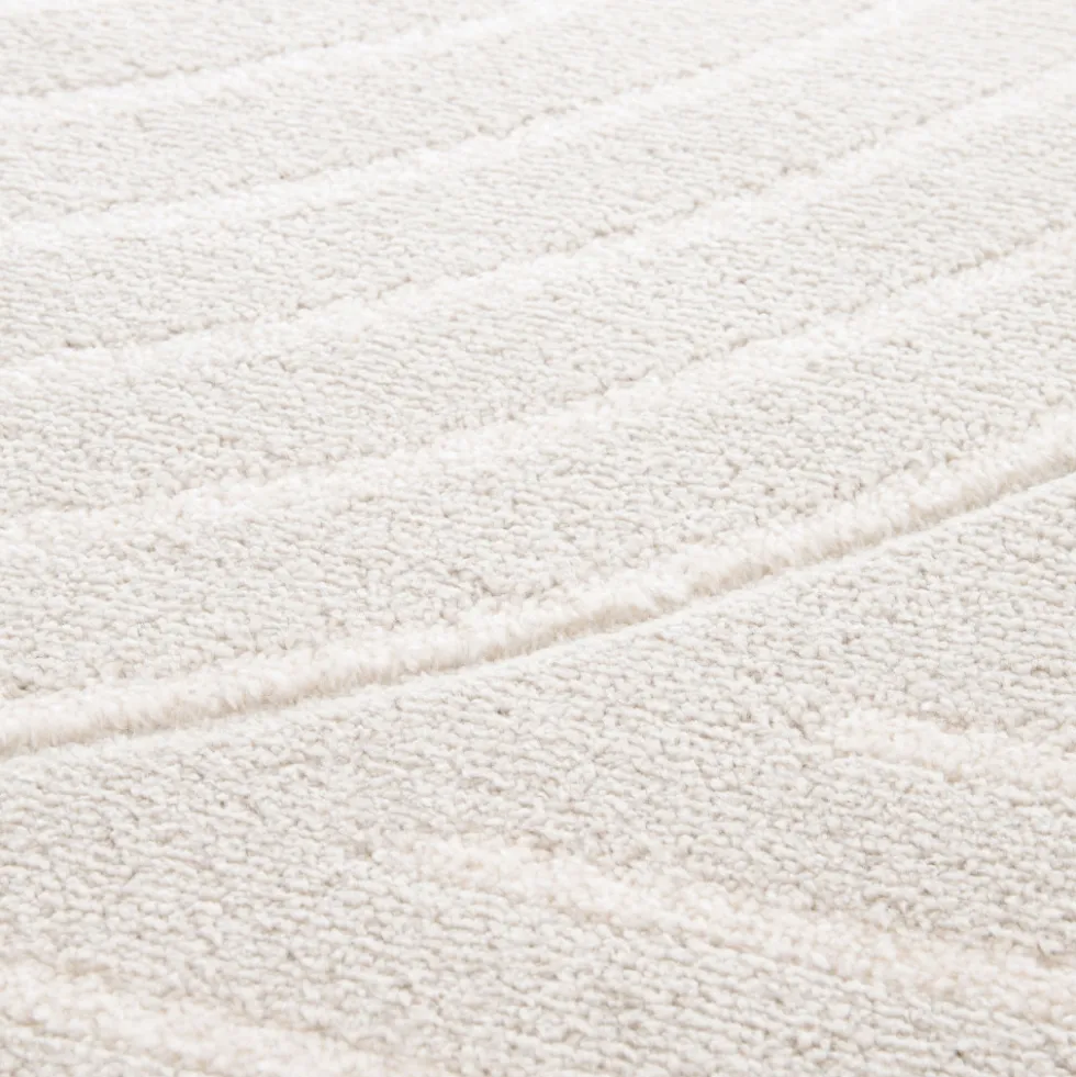 NORA Tapis contemporain à motif géométrique