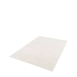 NORA Tapis contemporain à motif géométrique