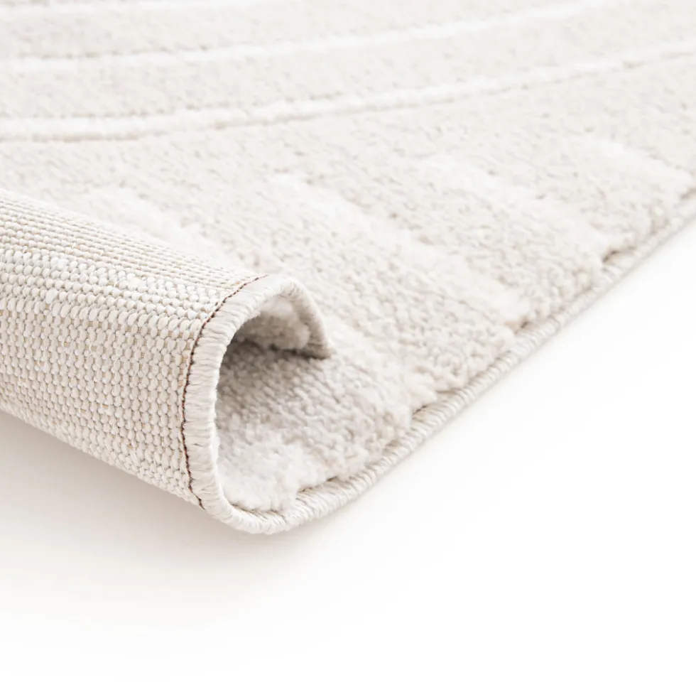 NORA Tapis contemporain à motif géométrique