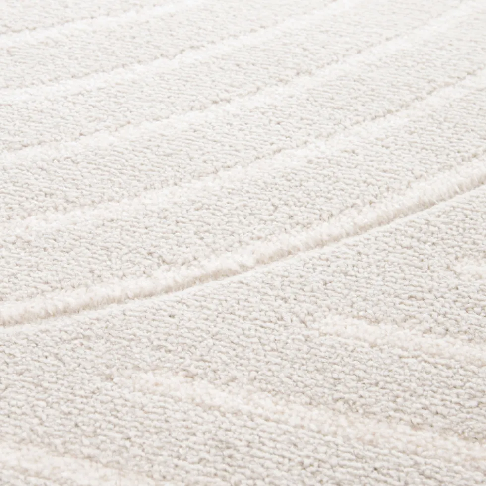 NORA Tapis contemporain à motif géométrique