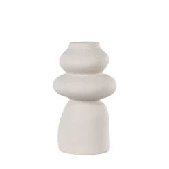 NOSARA Vase de forme organique en grès H26,5cm