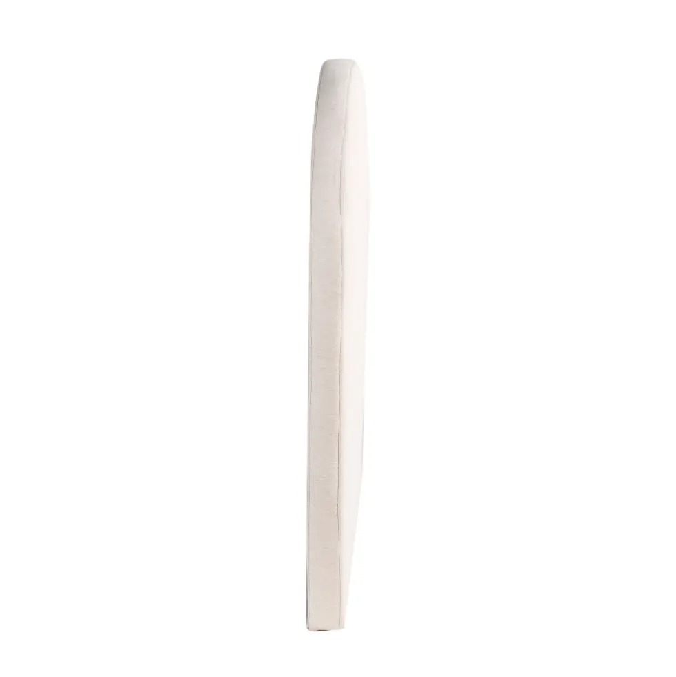 NOUSSA Tête de lit en coton et lin demi-lune L170cm