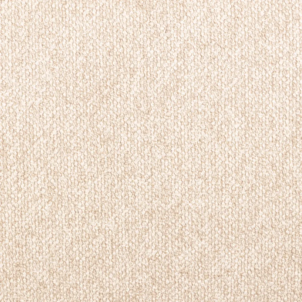 NUBO Fauteuil en tissu bouclette et bois