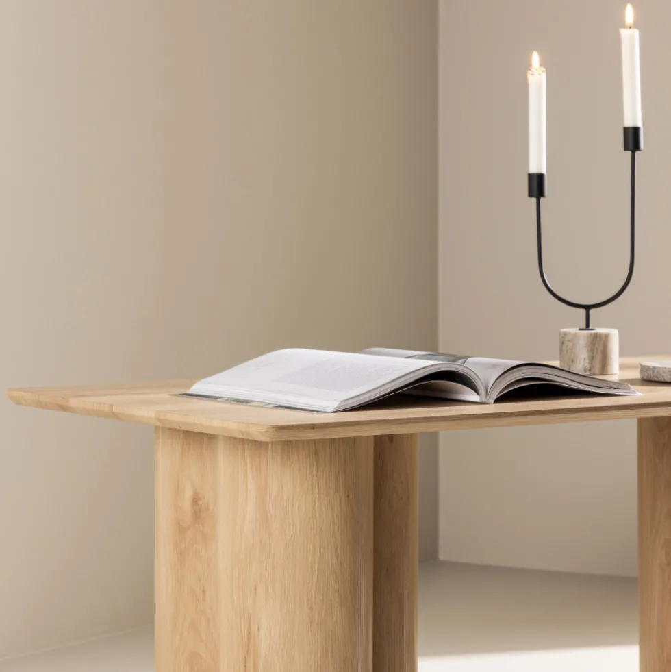 OLIVIA Table basse en bois 120x60cm