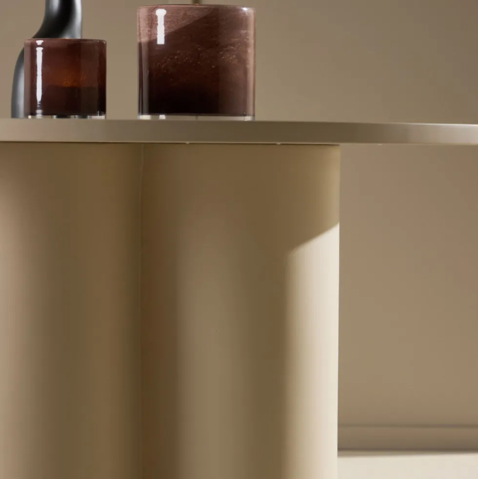 OLIVIA Table basse ronde en bois ø80cm