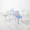 OMBRA Lot de 2 chaises design en métal