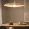 ORBE Suspension ronde en raphia ø75cm
