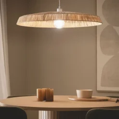 ORBE Suspension ronde en raphia ø75cm