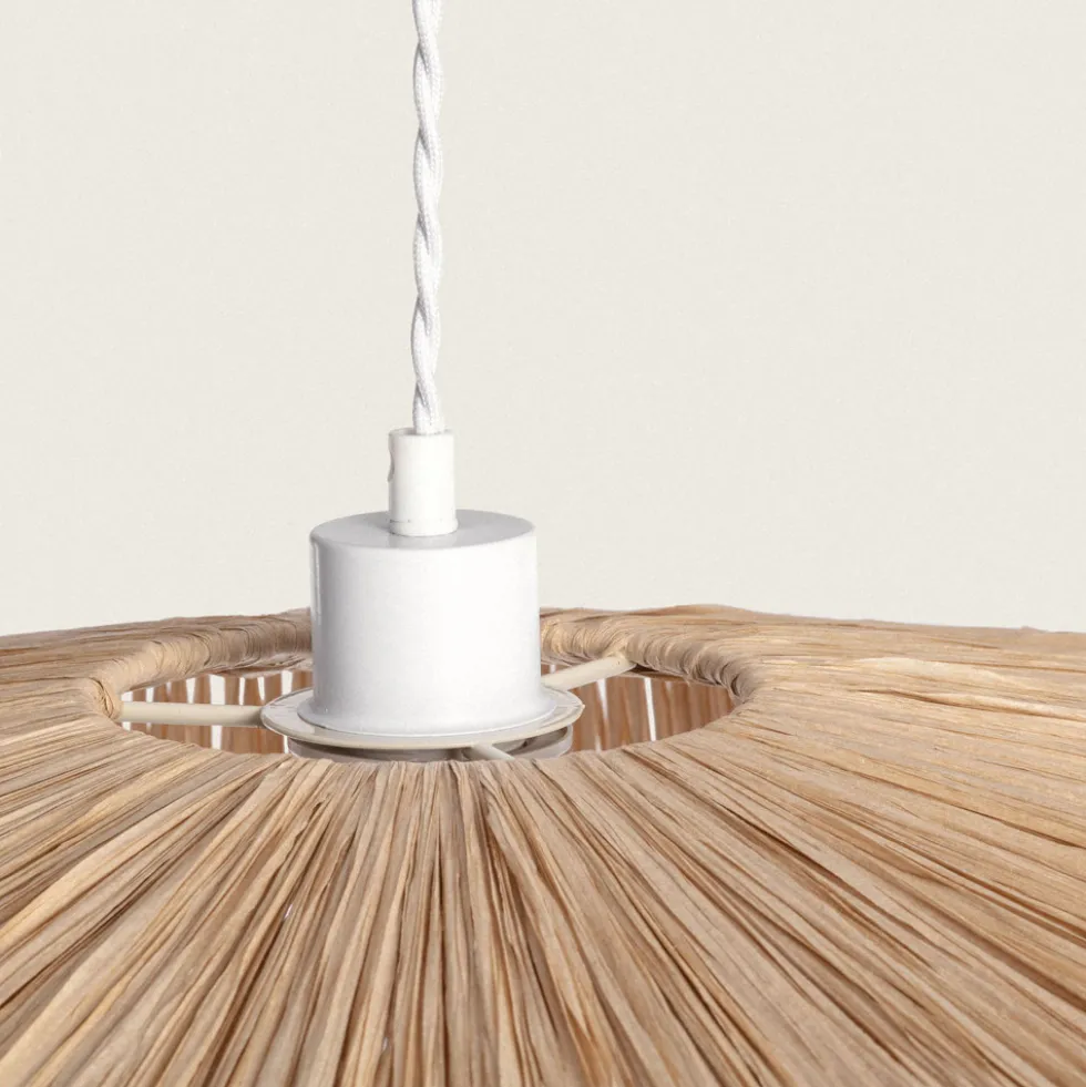 ORBE Suspension ronde en raphia ø75cm