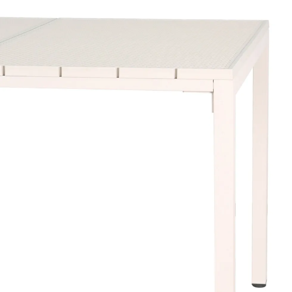 ORKA Ensemble table et chaises de jardin 4 personnes en métal