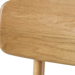 ORR Lot de 2 chaises en tissu et bois