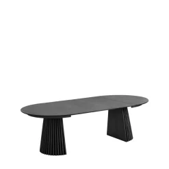 OSAKA Table à manger extensible 4 à 10 personnes 120-240x120cm en bois