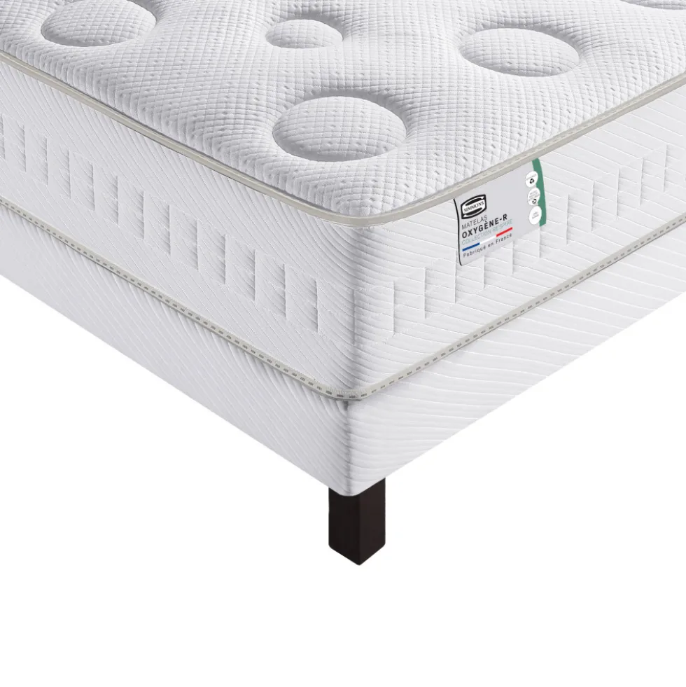 OXYGÈNE-R Matelas 100% ressorts, épaisseur 26cm, accueil moelleux
