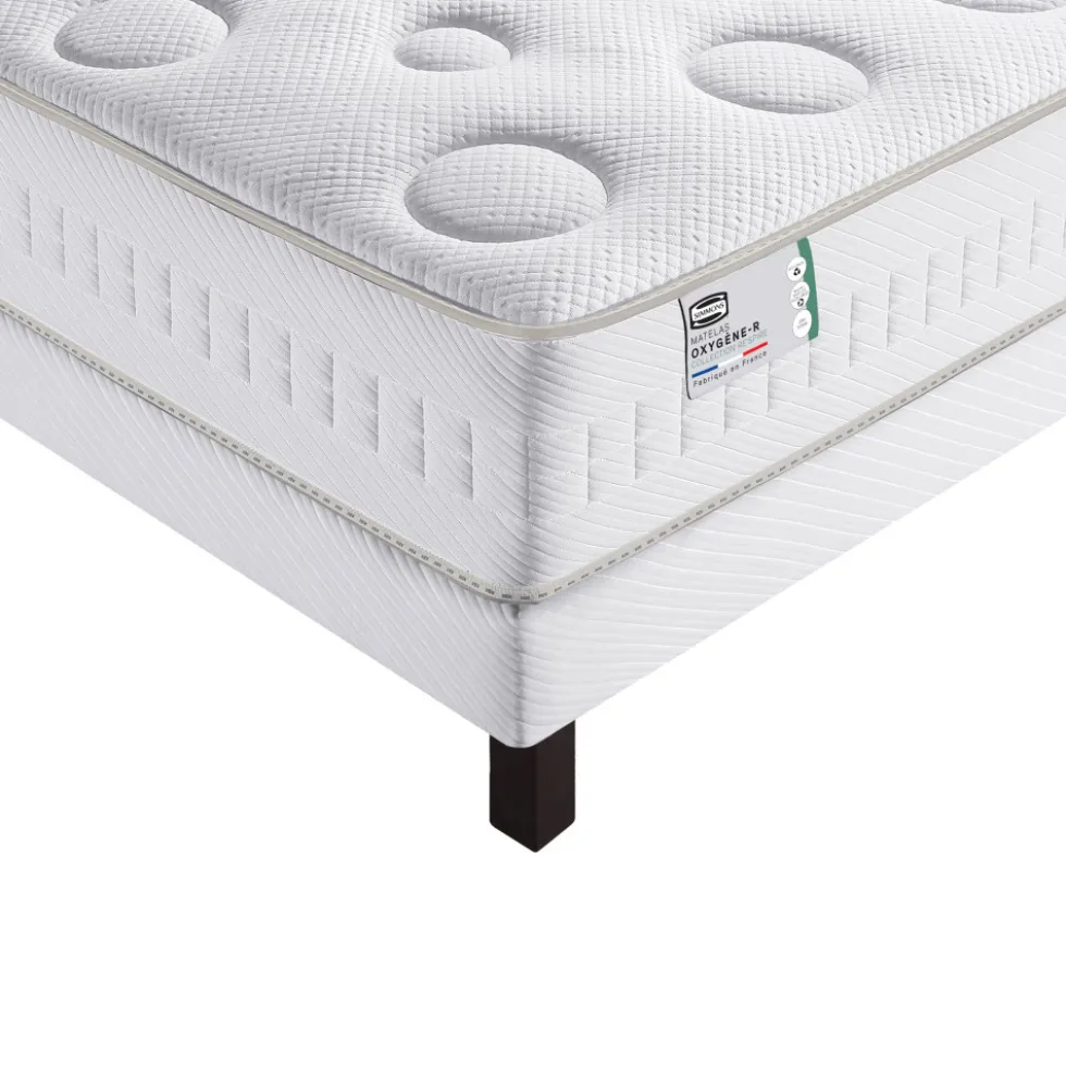 OXYGÈNE-R Matelas 100% ressorts, épaisseur 26cm, accueil moelleux