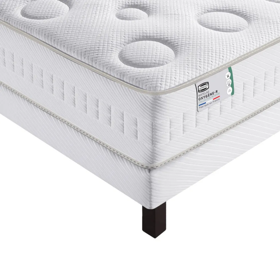 OXYGÈNE-R Matelas 100% ressorts, épaisseur 26cm, accueil moelleux