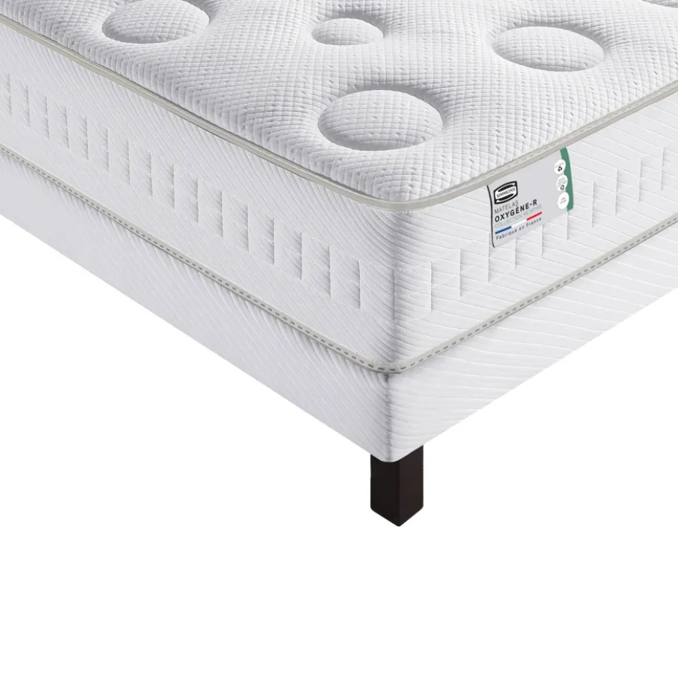 OXYGÈNE-R Matelas 100% ressorts, épaisseur 26cm, accueil moelleux