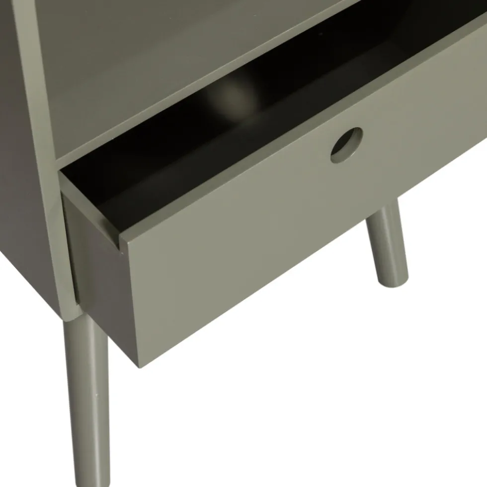 OZZY Table de chevet 1 tiroir, 1 niche en bois