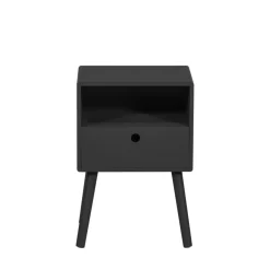 OZZY Table de chevet 1 tiroir, 1 niche en bois