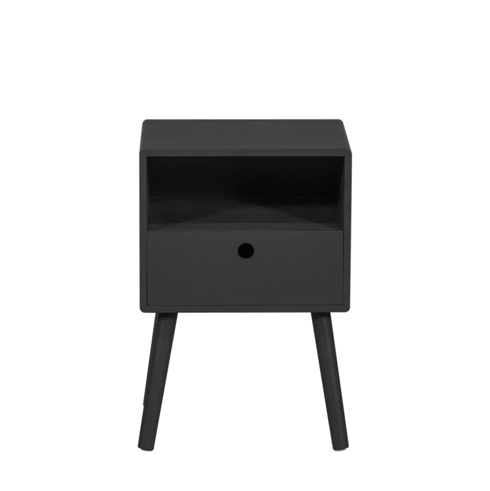 OZZY Table de chevet 1 tiroir, 1 niche en bois