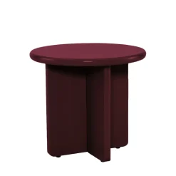 PALOMA Table d'appoint ronde en bois laqué ø50cm