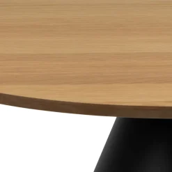 PARIDES Table basse ronde en bois ø85cm