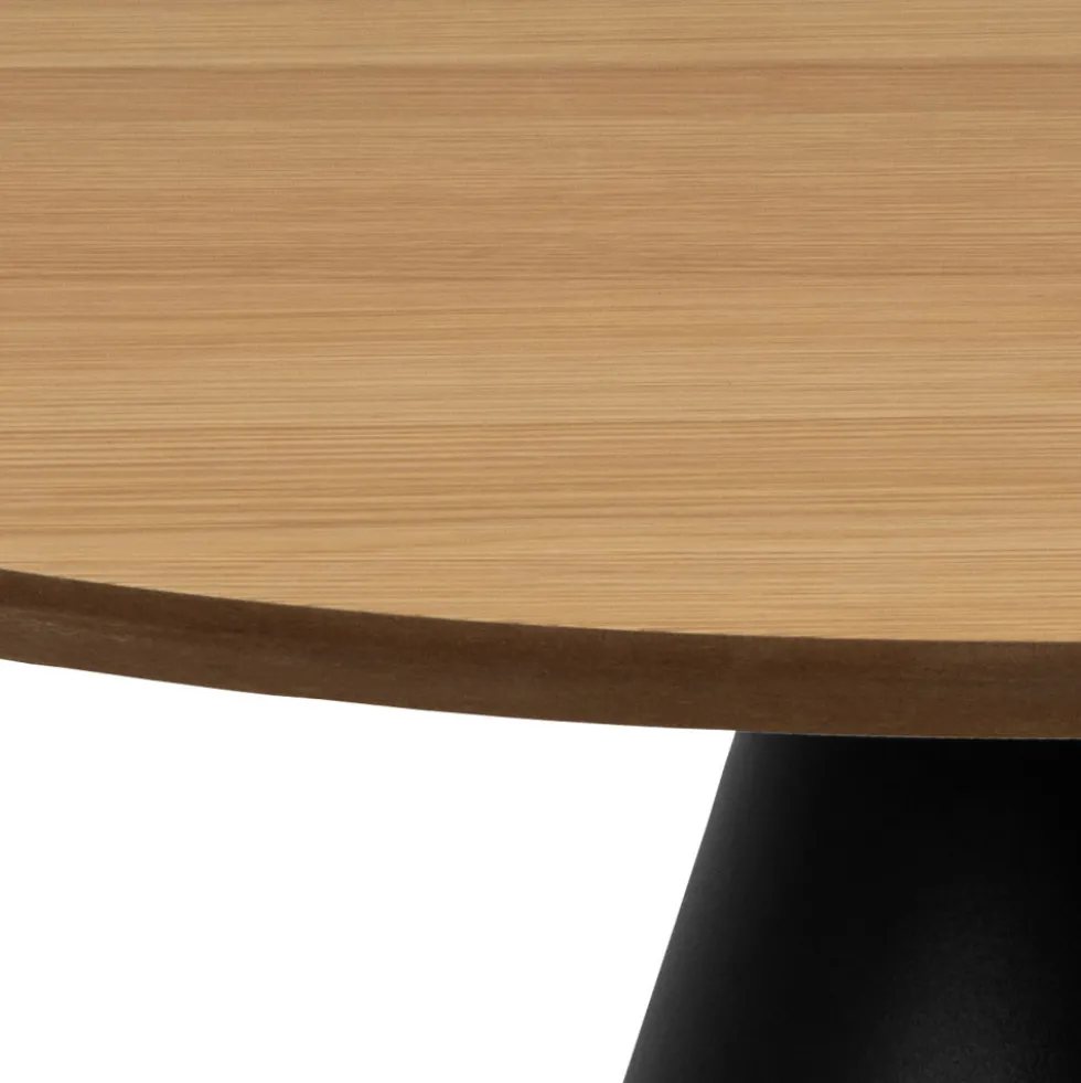PARIDES Table basse ronde en bois ø65cm