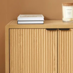 PAULA Buffet 2 portes en bois L75cm